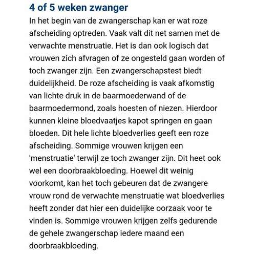 5 weken zwanger en bloedverlies???! 1 24baby Forum