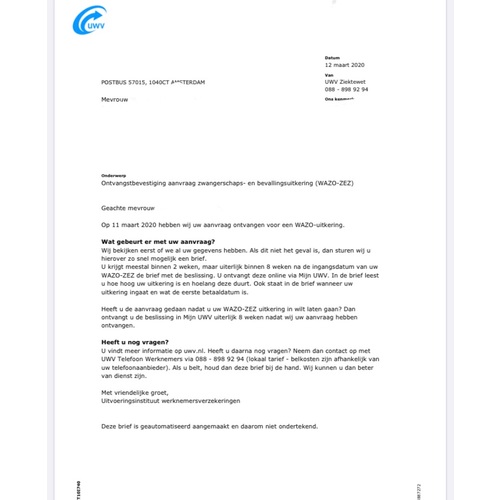 Hoogte zezuitkering netto Hoogte zezuitkering netto