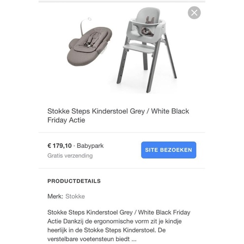 Stokke steps black 2024 friday